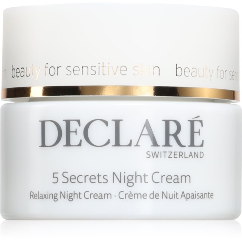 Declaré 5 Secrets crema de noapte cu efect calmant 50 ml