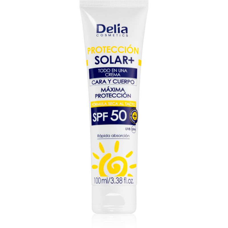 Delia Cosmetics Sun Protect crema protectoare pentru fata SPF 50 100 ml