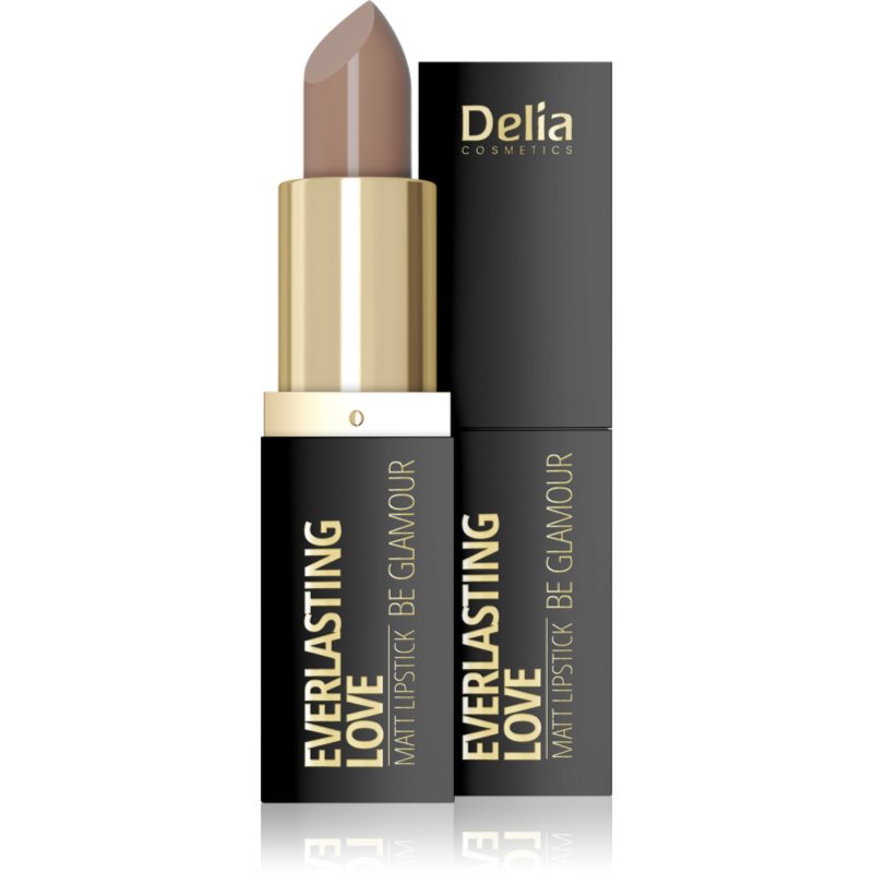 Delia Cosmetics Everlasting Love Be Glamour ruj mat culoare 301 happy 4 g