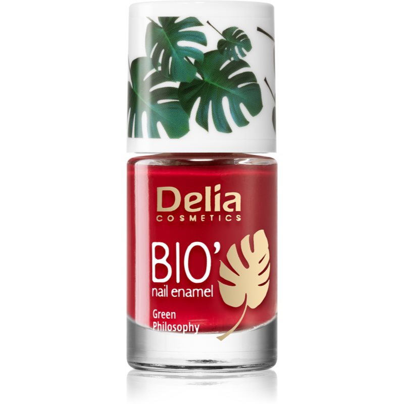 Delia Cosmetics Bio Green Philosophy lac de unghii culoare 611 Red 11 ml