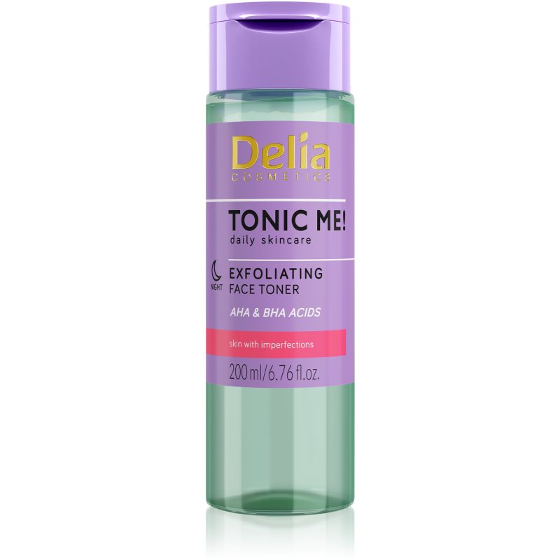 Delia Cosmetics Tonic Me! tonic exfoliant delicat pentru noapte 200 ml