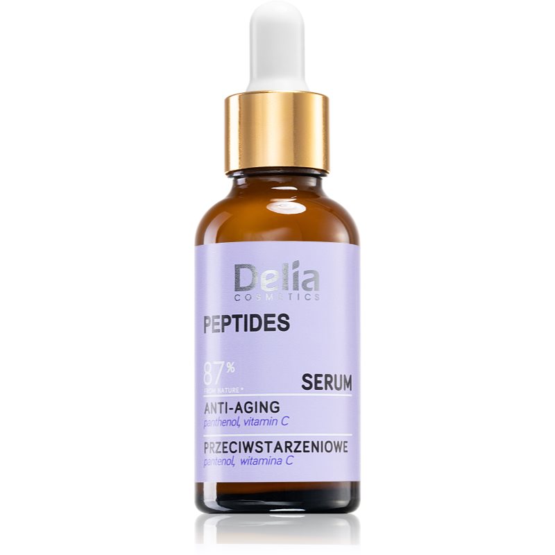 Delia Cosmetics Peptides ser facial anti-îmbătrânire pentru fata, gat si piept 30 ml