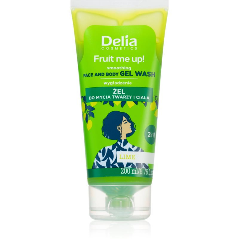 Delia Cosmetics FRUIT ME UP! gel de curatare pentru fata Lime 200 ml