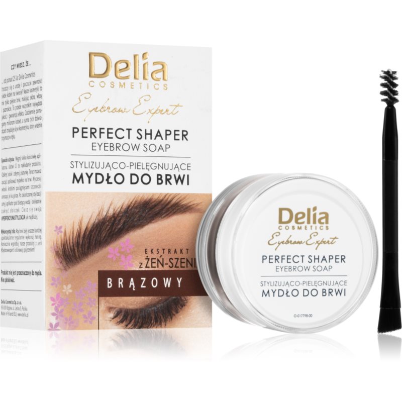 Delia Cosmetics Eyebrow Expert ceară de fixare pentru sprâncene culoare Brown 10 ml