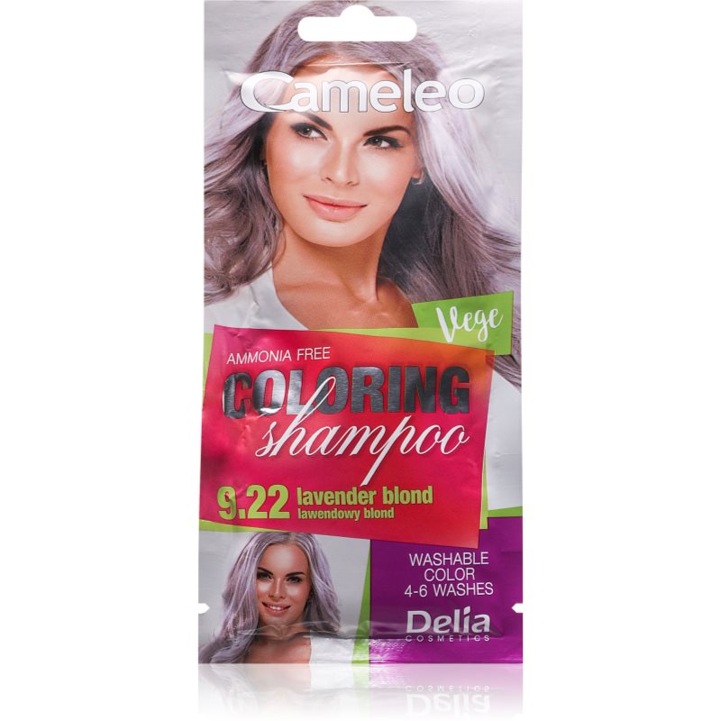 Delia Cosmetics Cameleo Coloring Shampoo șampon nuanțator pentru păr culoare 9.22 Lavender Blonde 40 ml