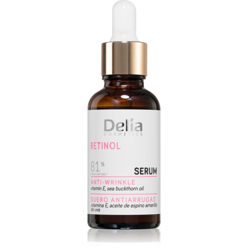 Delia Cosmetics Retinol Anti-Wrinkle Serum ser pentru contur cu retinol 30 ml