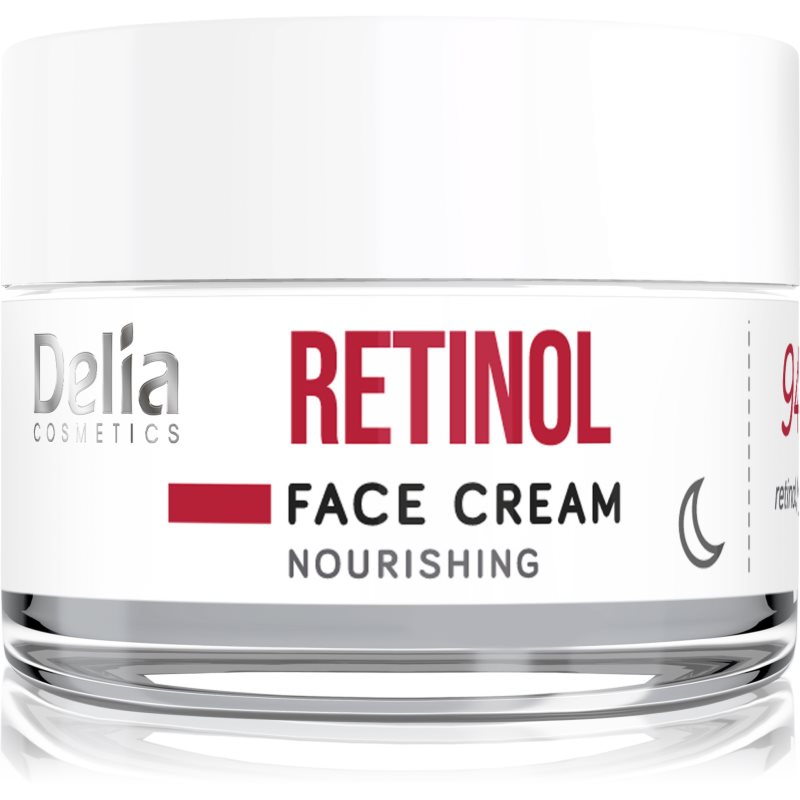 Delia Cosmetics Authentic Beauty Retinol crema de noapte hranitoare faciale 50 ml