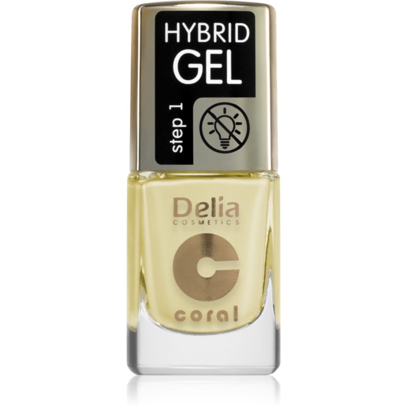 Delia Cosmetics Coral Nail Enamel Hybrid Gel lac de unghii sub forma de gel culoare 137 11 ml