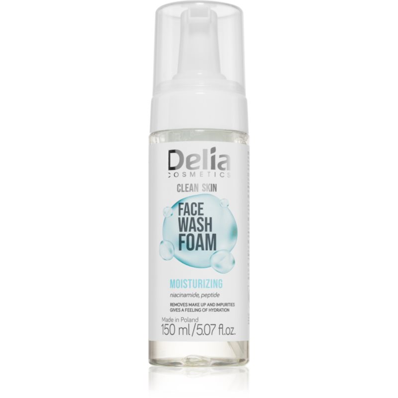 Delia Cosmetics Clean Skin spuma de curatare cu efect de hidratare 150 ml