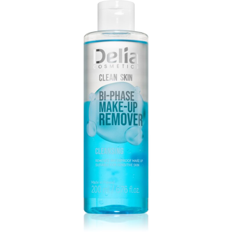 Delia Cosmetics Clean Skin demachiant in doua faze pentru fata si zona ochilor 200 ml