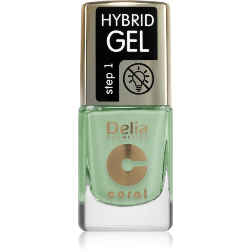 Delia Cosmetics Coral Nail Enamel Hybrid Gel lac de unghii sub forma de gel culoare 138 11 ml