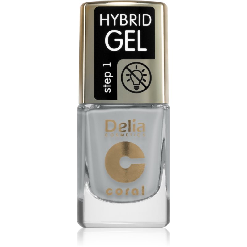 Delia Cosmetics Coral Nail Enamel Hybrid Gel lac de unghii sub forma de gel culoare 139 11 ml