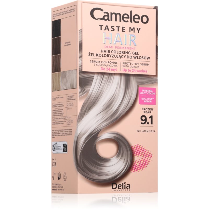 Delia Cosmetics Cameleo Taste My Hair vopsea de păr semipermanentă culoare 9.1 Frozen Pear 1 buc