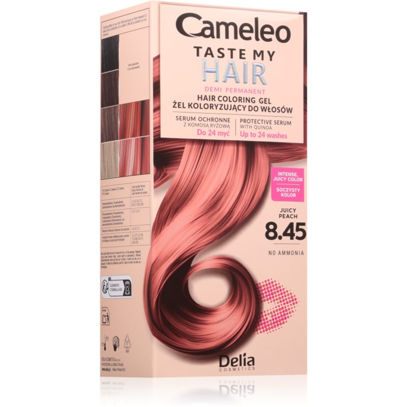 Delia Cosmetics Cameleo Taste My Hair vopsea de păr semipermanentă culoare 8.45 Juicy Peach 1 buc