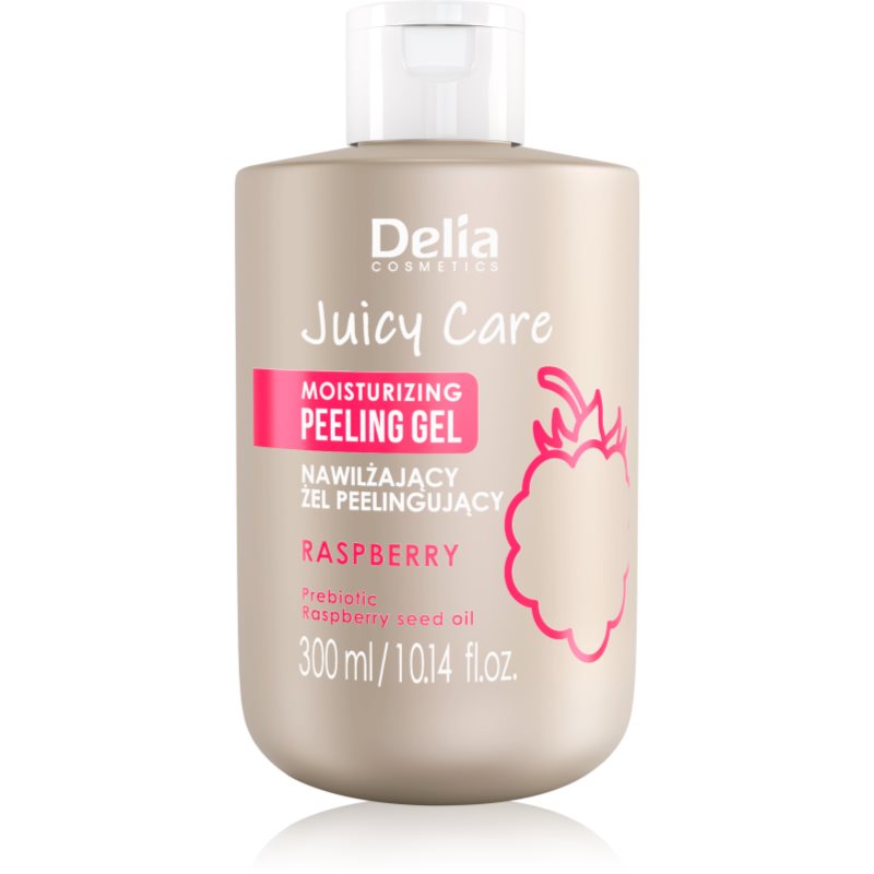 Delia Cosmetics Juicy Care Raspberry exfoliant de corp hidratant 300 ml