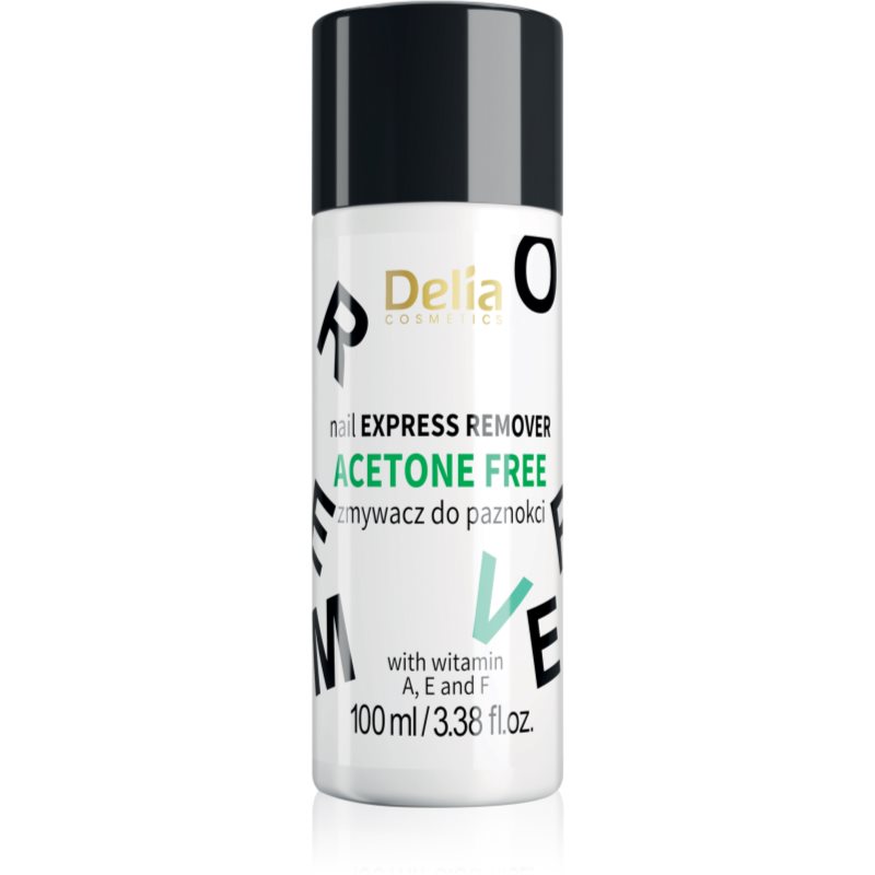 Delia Cosmetics Nail Express dizolvant pentru oja cu vitamine 100 ml