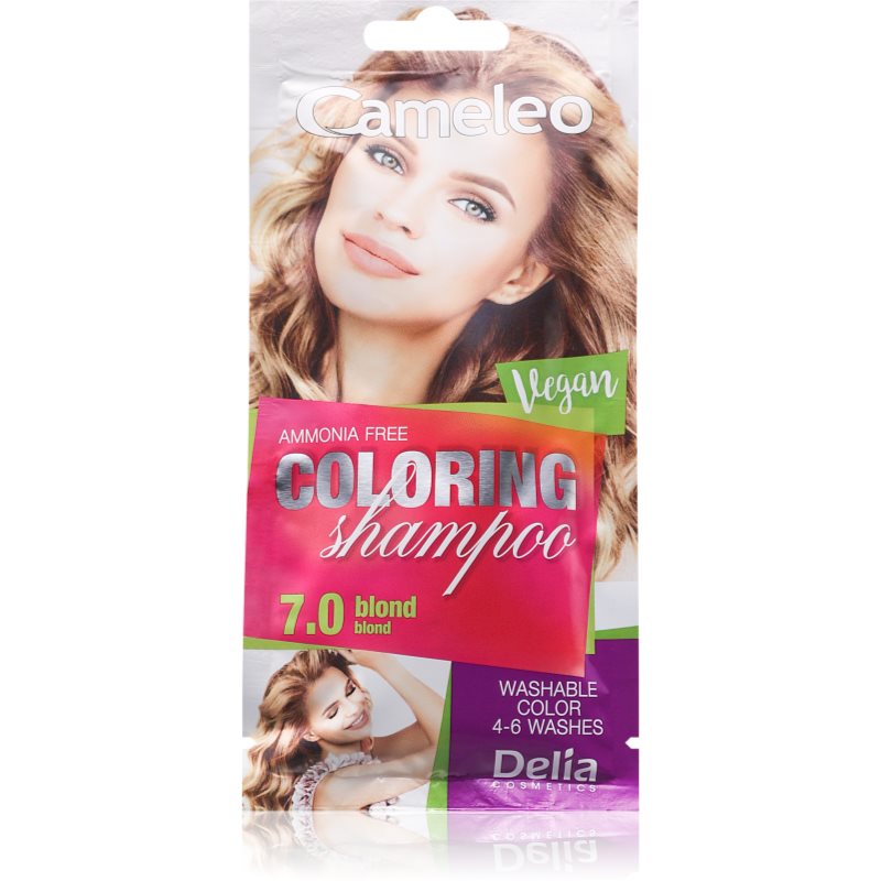 Delia Cosmetics Cameleo Coloring Shampoo șampon nuanțator pentru păr culoare 7.0 Blond 40 ml