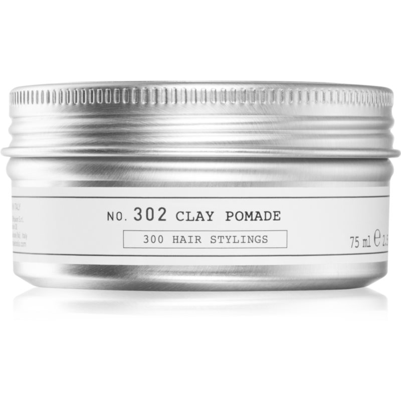 Depot No. 302 Clay Pomade produs ce intareste textura parului cu pomada cu efect matifiant 75 ml
