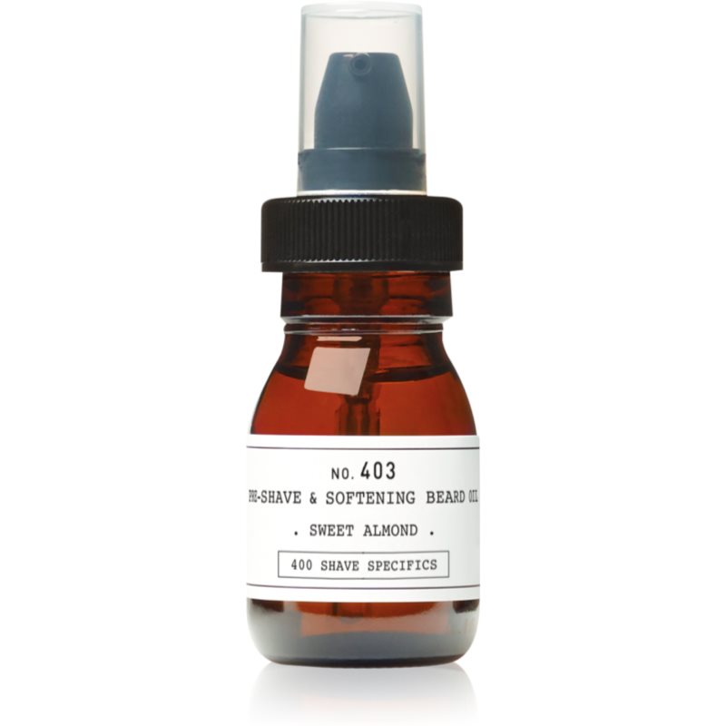 Depot No. 403 Pre-Shave&Softening Beard Oil ulei înainte de ras Sweet Almond 30 ml