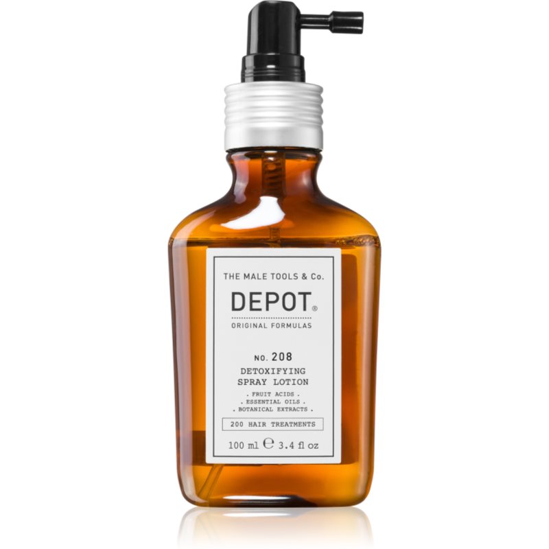 Depot No. 208 Detoxifying Spray Lotion tratament de detoxificare pentru scalp 100 ml