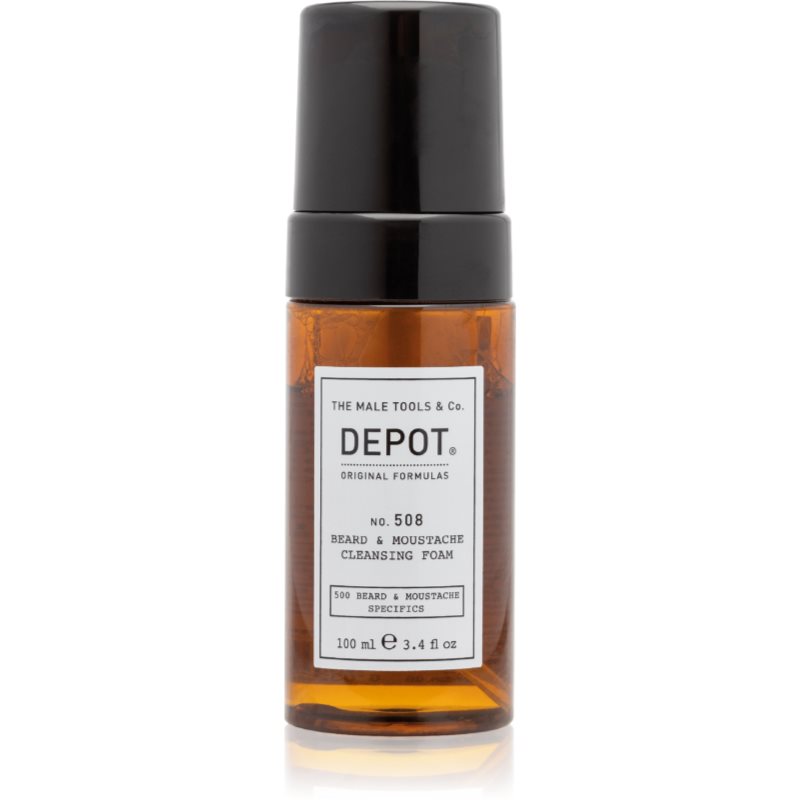 Depot No. 508 Cleansing Beard & Moustache Foam spuma de curatat pentru barbă 100 ml