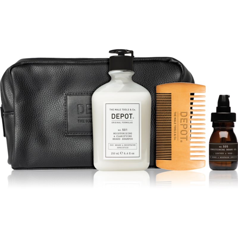 DEPOT COSMETICS SETS Specific Beard Treatment Set set cadou pentru barbati