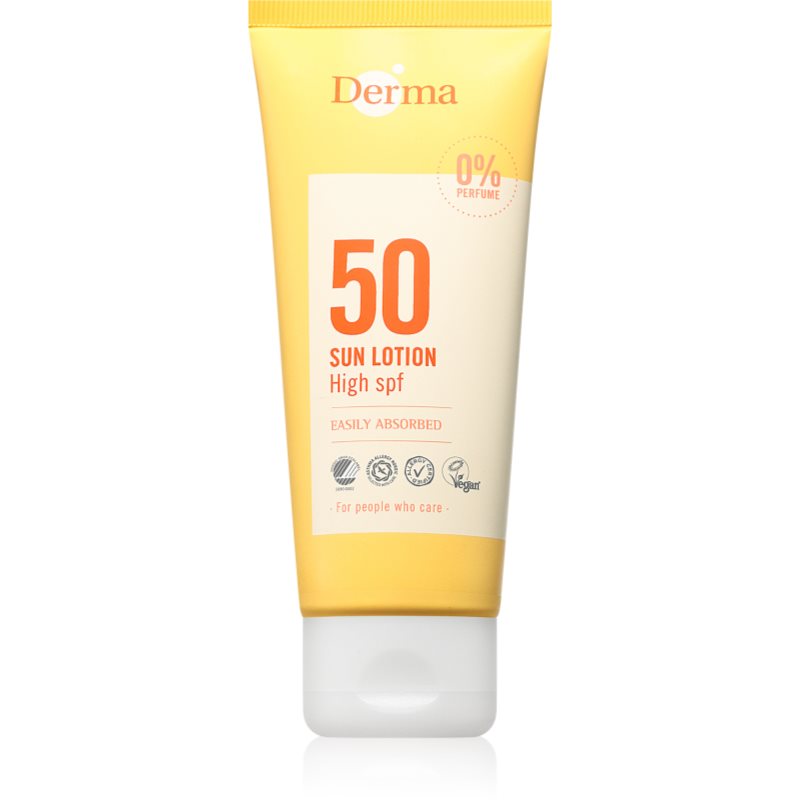 Derma Sun Lotion loțiune pentru plaja SPF 50 100 ml