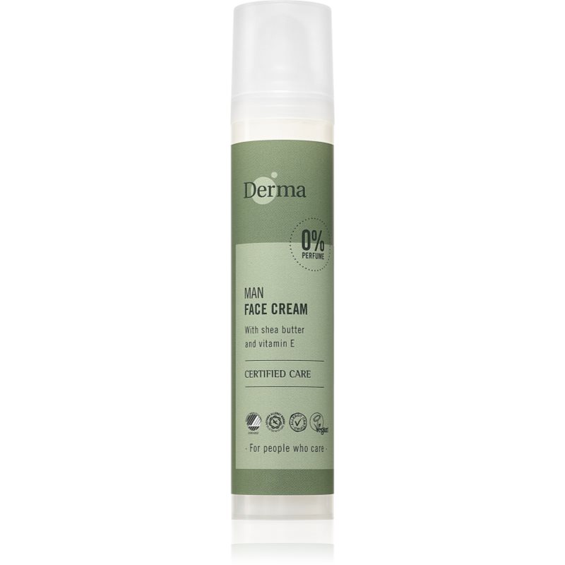 Derma Man crema de fata pentru barbati fără parfum 50 ml