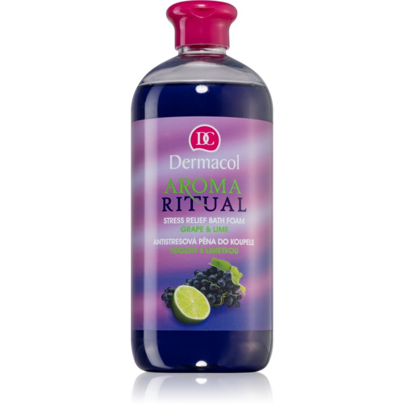 Dermacol Aroma Ritual Grape & Lime spumă de baie anti-stres 500 ml