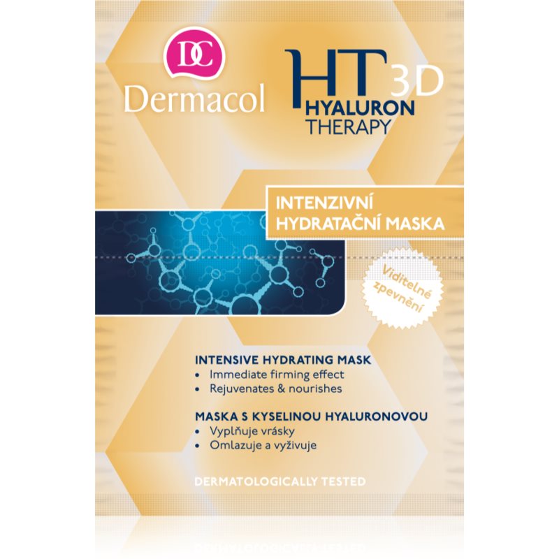 Dermacol Hyaluron Therapy 3D masca pentru hidratare intensa cu acid hialuronic 16 g