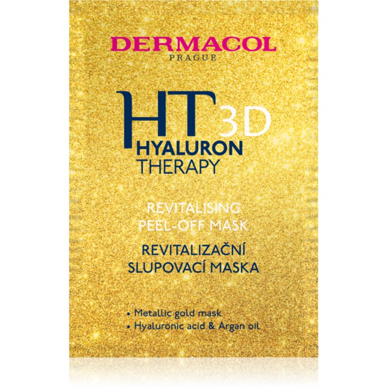 Dermacol Hyaluron Therapy 3D masca revitalizanta pentru fata cu efect de peeling cu acid hialuronic 15 ml
