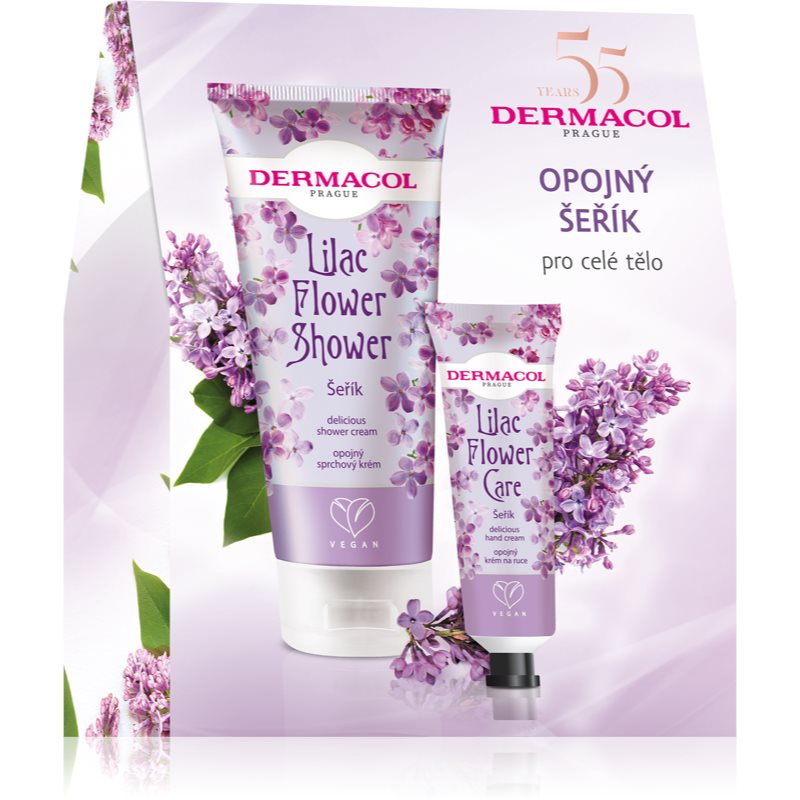 Dermacol Flower Care Lilac set cadou pentru piele neteda si delicata