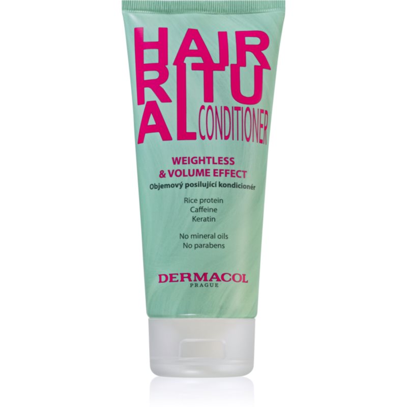 Dermacol Hair Ritual balsam pentru indreptare pentru păr cu volum 200 ml