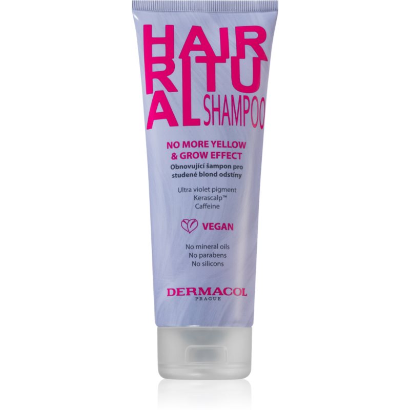 Dermacol Hair Ritual șampon regenerator pentru nuante inchise de blond 250 ml