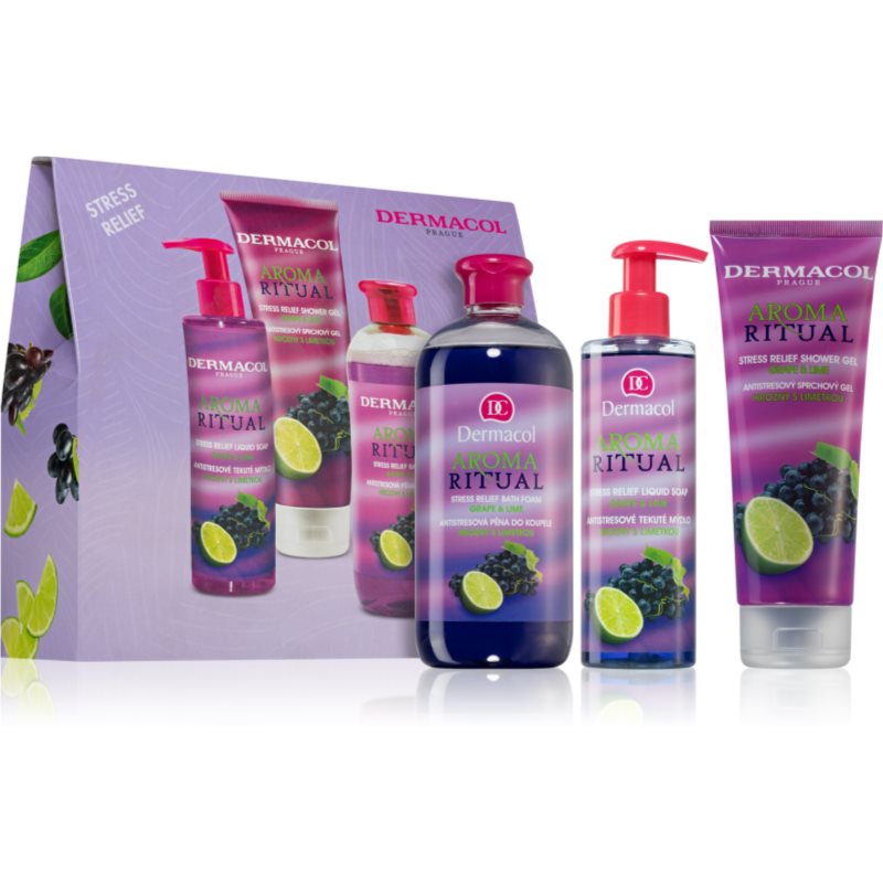 Dermacol Aroma Ritual Grape & Lime set cadou pentru baie