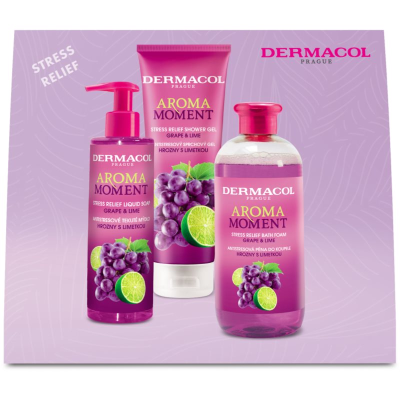 Dermacol Aroma Moment Grape & Lime set cadou pentru baie