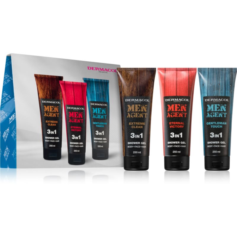 Dermacol Men Agent Mix set cadou (in dus) pentru bărbați