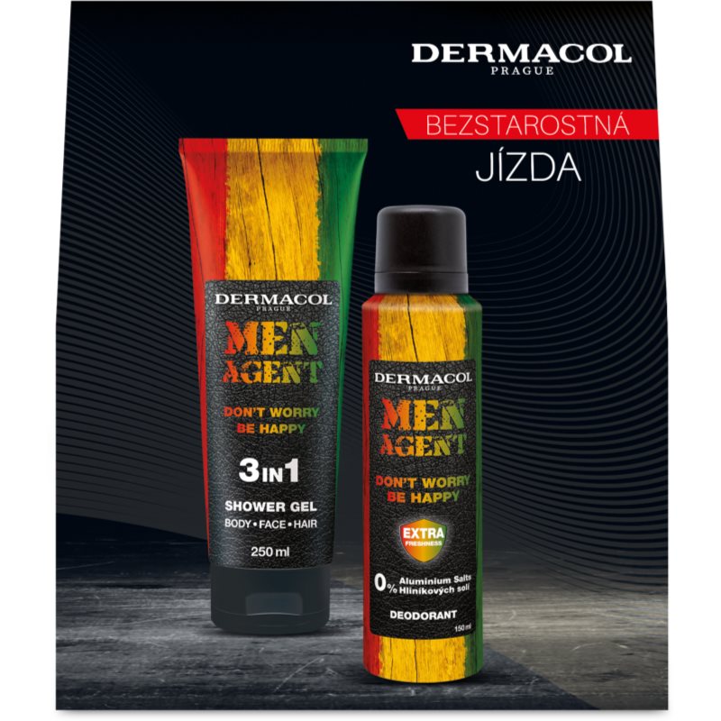 Dermacol Men Agent Don´t Worry Be Happy set cadou (pentru corp) pentru bărbați