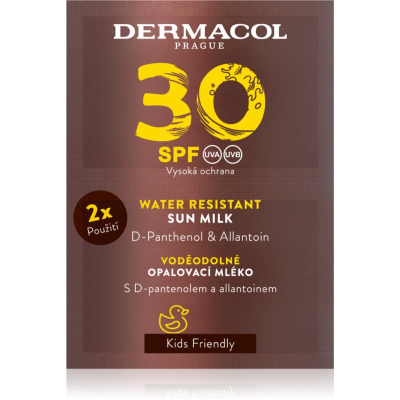 Dermacol Sun Water Resistant lapte de corp pentru soare rezistent la apa SPF 30 2x15 ml