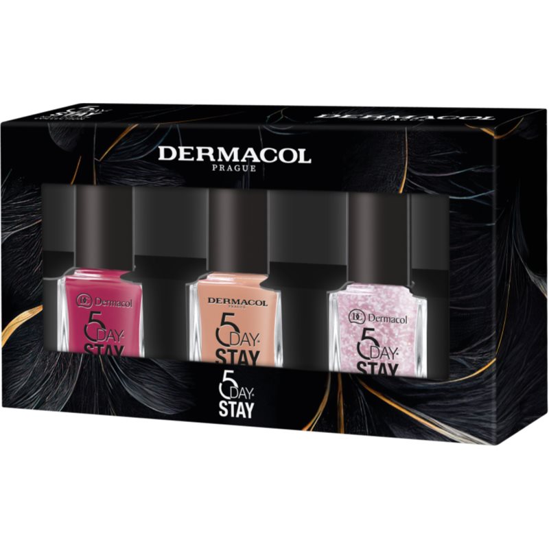 Dermacol 5 Day Stay set de lacuri de unghii 51 Daylight