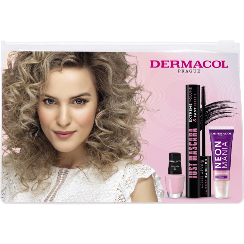 Dermacol Just Mascara set cadou Black (pentru look perfect)