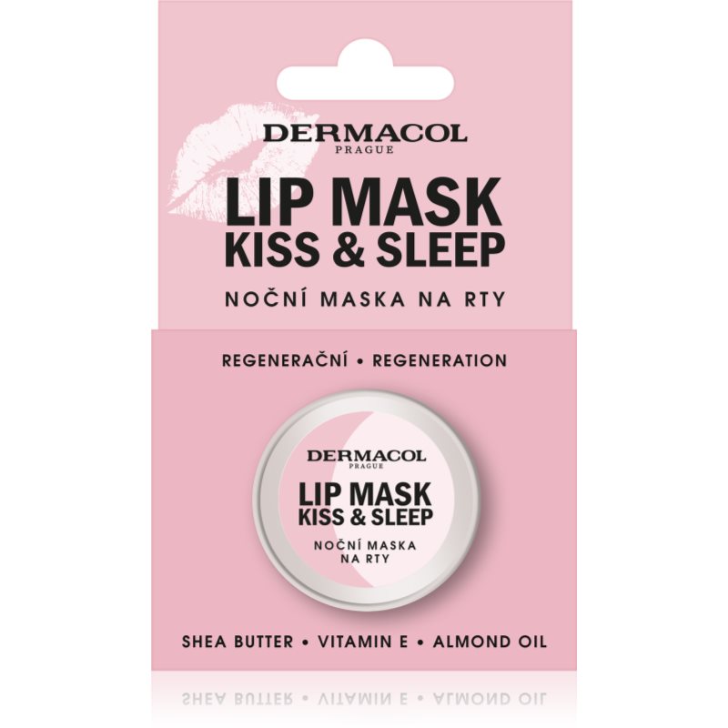 Dermacol Kiss & Sleep Masca de noapte de buze parfum White Chocolate 12 g