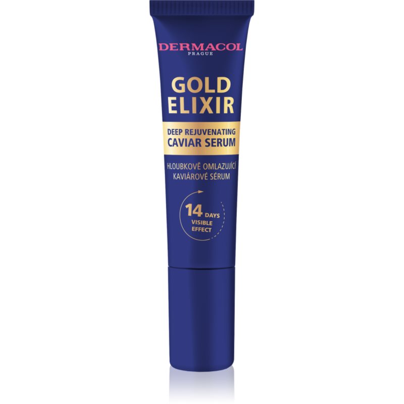 Dermacol Gold Elixir ser de reparare in profunzime cu caviar 12 ml