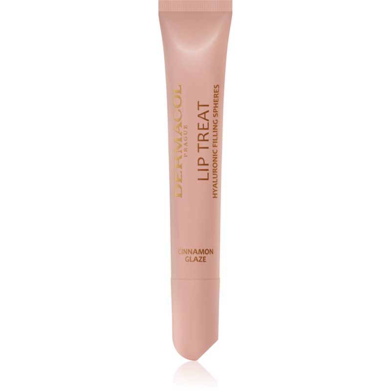 Dermacol Lip Treat lip gloss hidratant culoare 2 Cinnamon Glaze (Vanilla &amp; Cinnamon) 10 ml