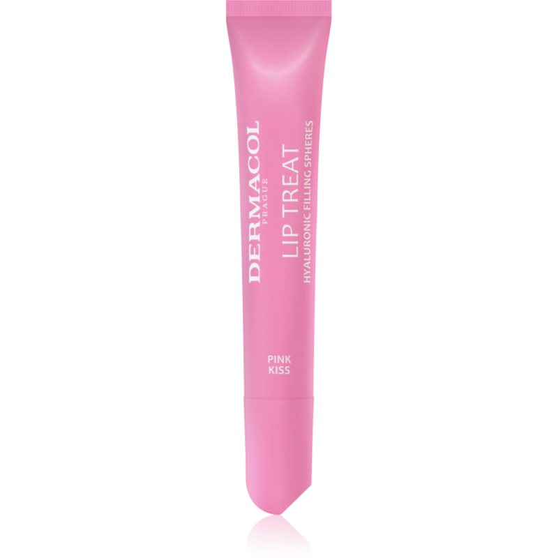 Dermacol Lip Treat lip gloss hidratant culoare 5 Pink Kiss (Strawberries &amp; Cream) 10 ml