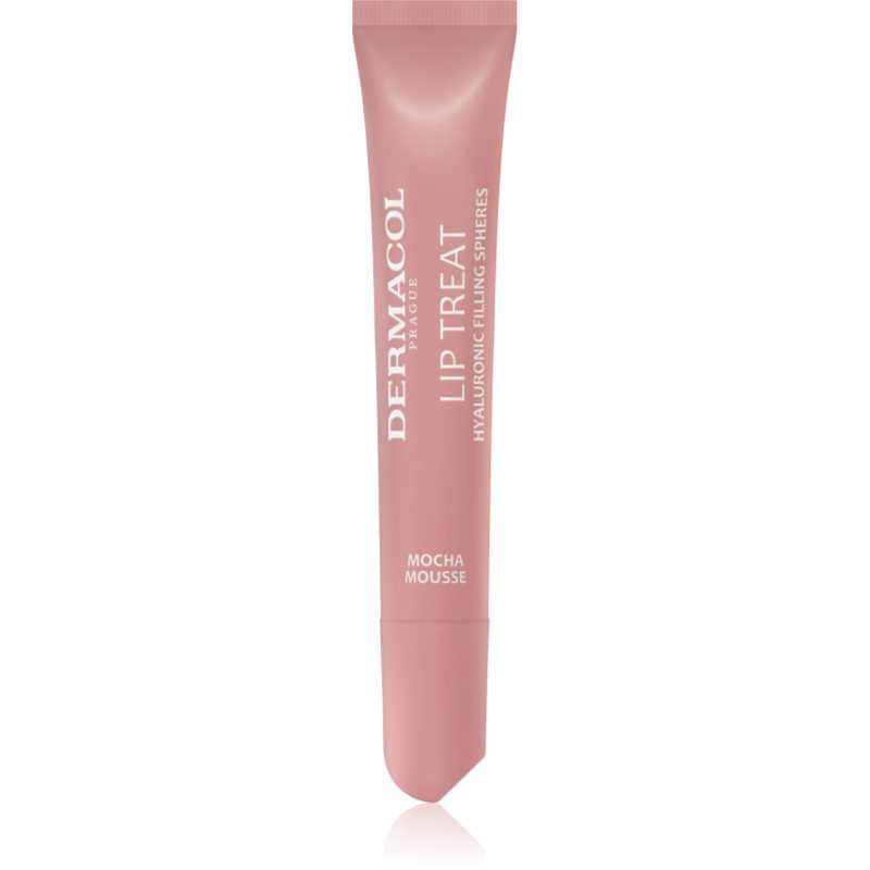 Dermacol Lip Treat lip gloss hidratant culoare 8 Mocha Mousse (Caramel Toffee) 10 ml