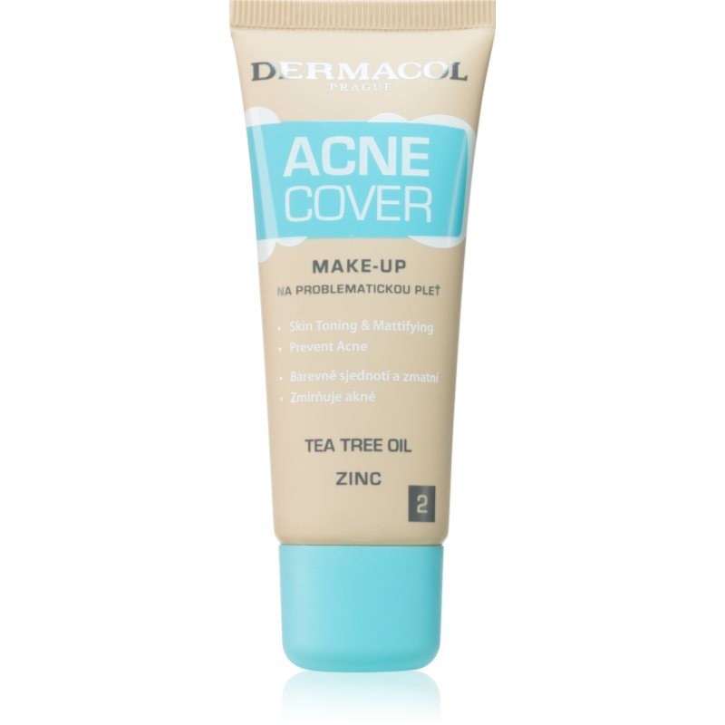 Dermacol Acne Cover machiaj calmant cu ulei din arbore de ceai culoare No. 2 30 ml