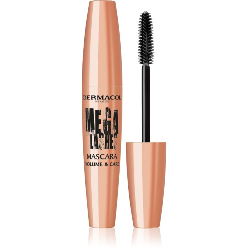 Dermacol Mega Lashes Volume & Care rimel pentru volum extrem și culoare intensă 11,5 ml