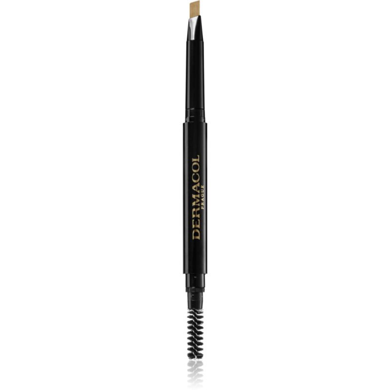 Dermacol Eyebrow Perfector creion pentru sprancene cu pensula culoare 01