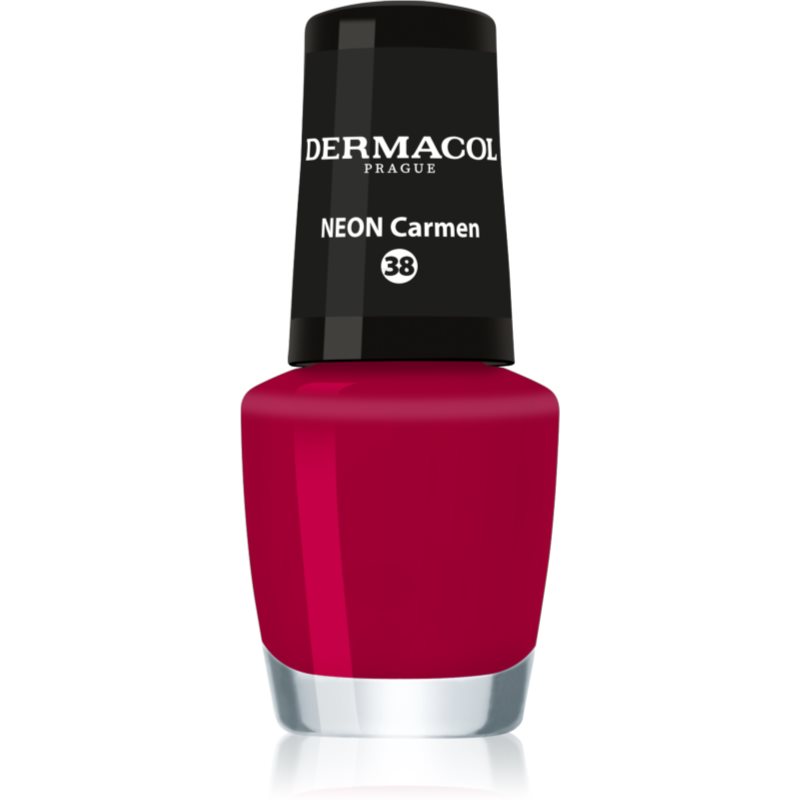 Dermacol Neon lac de unghii cu stralucire neon culoare 38 Carmen 5 ml